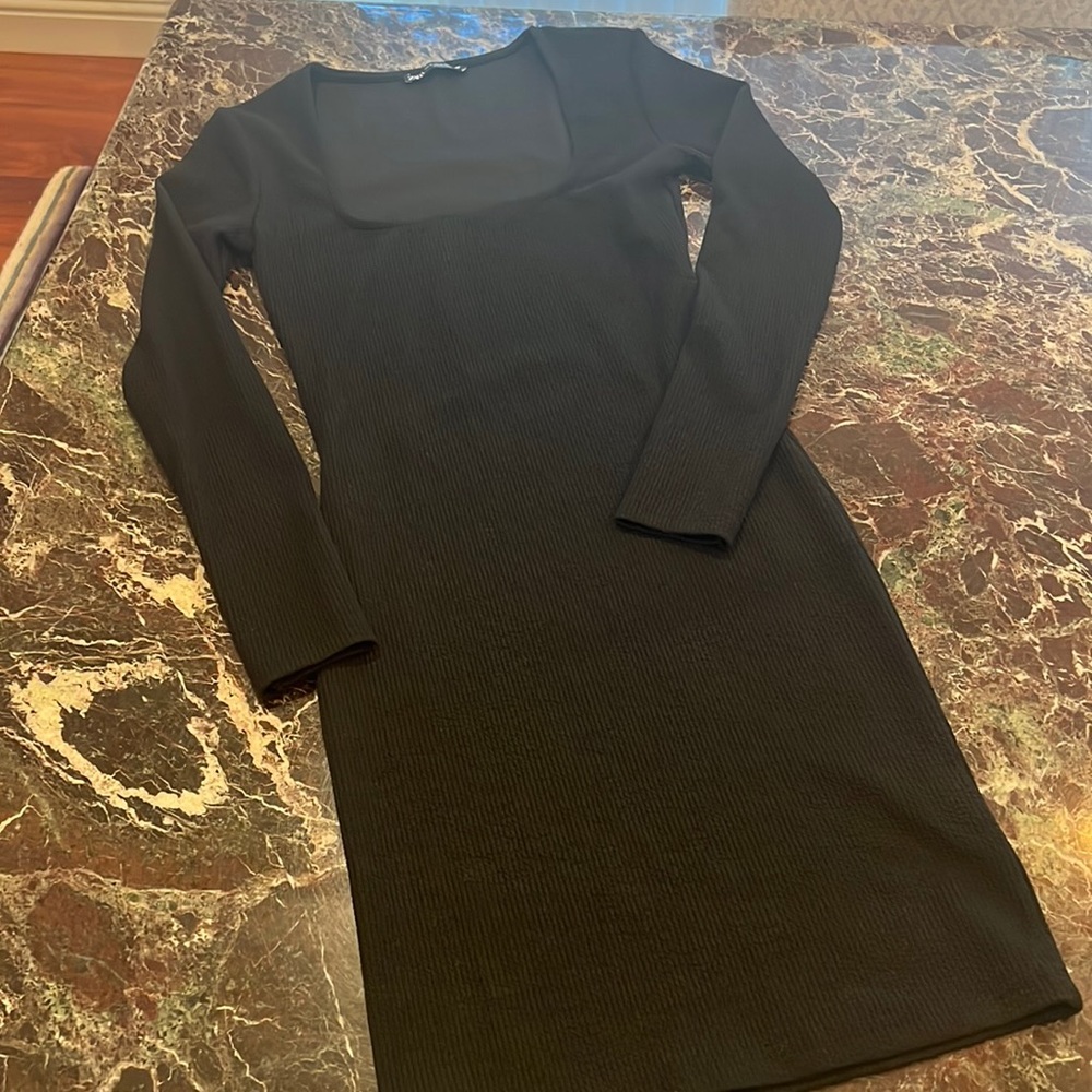Zara black mini dress size M
